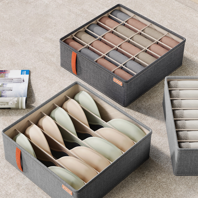 Closet Organizer Underwear Drawer Socks Bra Clothing Storage Box - Image 4