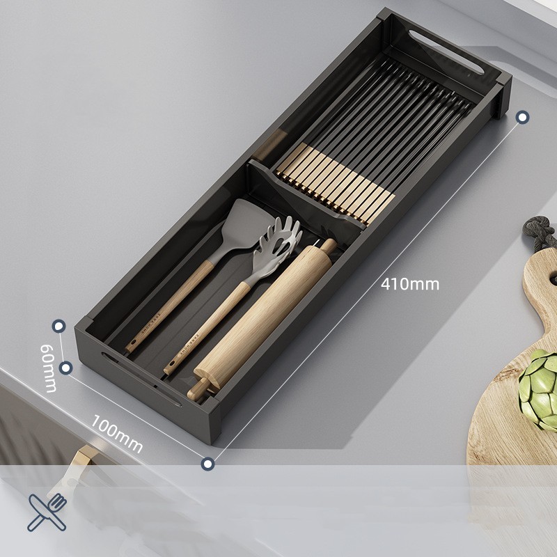 Kitchen Drawer Divider Cabinet Storage Sorting Box - Image 2