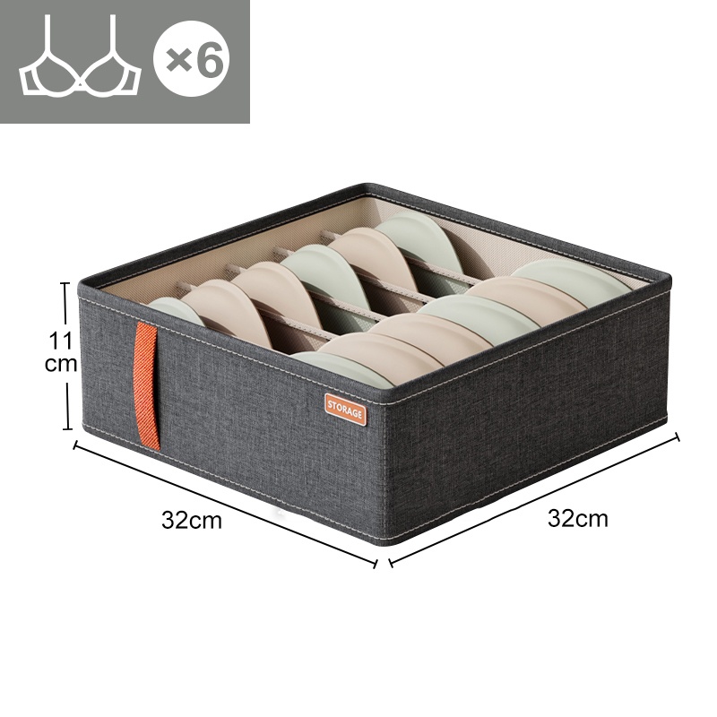 Closet Organizer Underwear Drawer Socks Bra Clothing Storage Box - Image 6