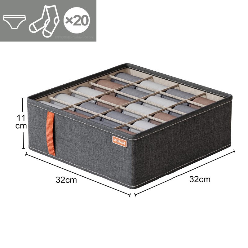 Closet Organizer Underwear Drawer Socks Bra Clothing Storage Box - Image 7