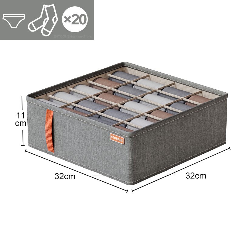Closet Organizer Underwear Drawer Socks Bra Clothing Storage Box - Image 9