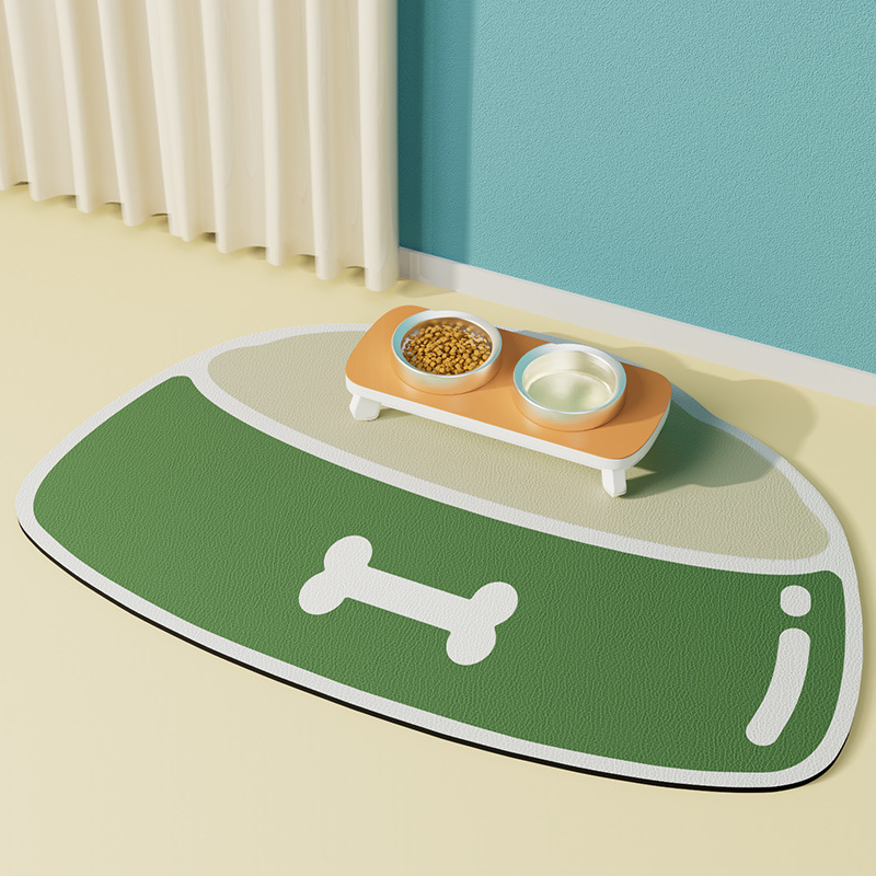 Pet Feeding Mat Silicone Non-slip Waterproof Feeding Splash-proof Mat - Image 7